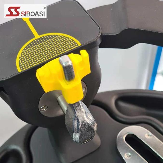 Dudukan Raket / Frame Holder Mesin Senar Siboasi ( Kuning )