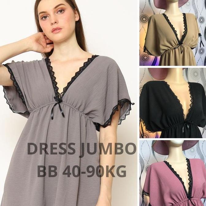 Baju Tidur Wanita Cantik  Jumbo  Daster Jumbo Crinkle Lingerie Dewasa