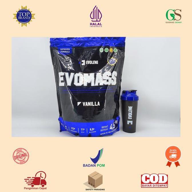 Manado Evolene EVOMASS 10 lbs - 4,5 kg Penambah Berat Badan