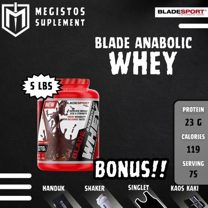 Blade Whey Protein 5 Lbs Whey Protein Isolate Concentrate BPOM