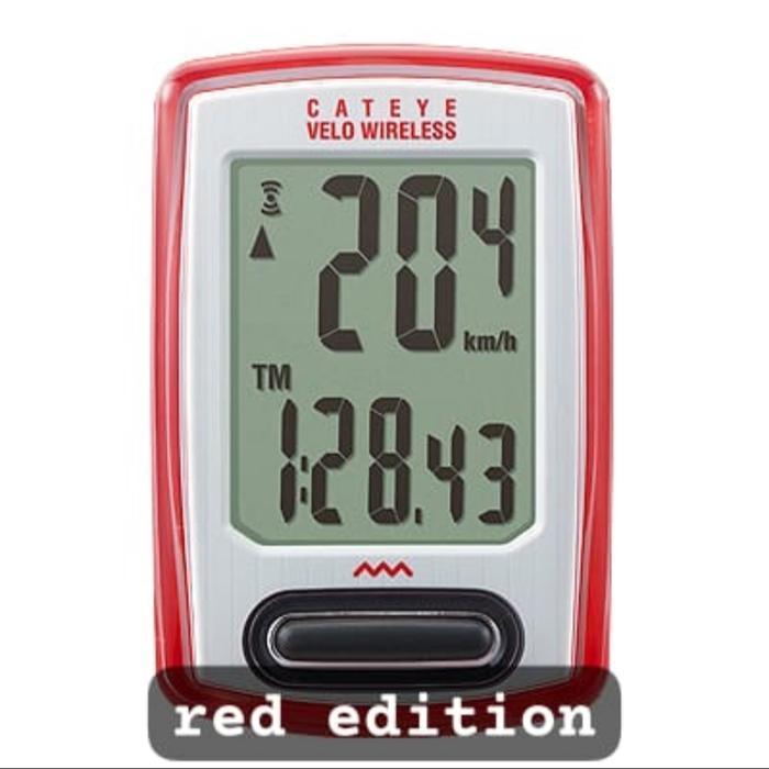 speedometer sepeda cat eye velo wireless alat ukur kecepatan