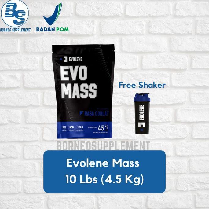 Evolene Evo Mass Evomass 4.5kg 10lbs 10 lbs BPOM HALAL