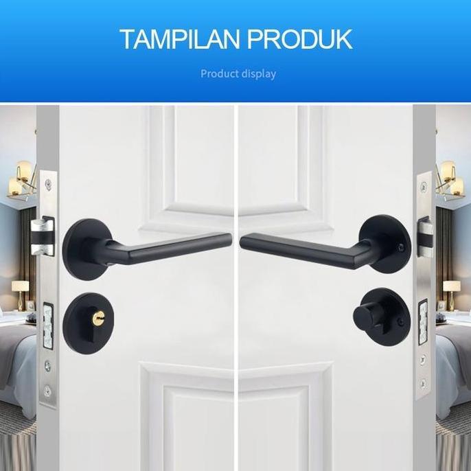 MDV Kunci Pintu Premium Door Lock Gagang Pintu Model Erandle Pintu Kamar Tidur Kamar Premium Gagang 