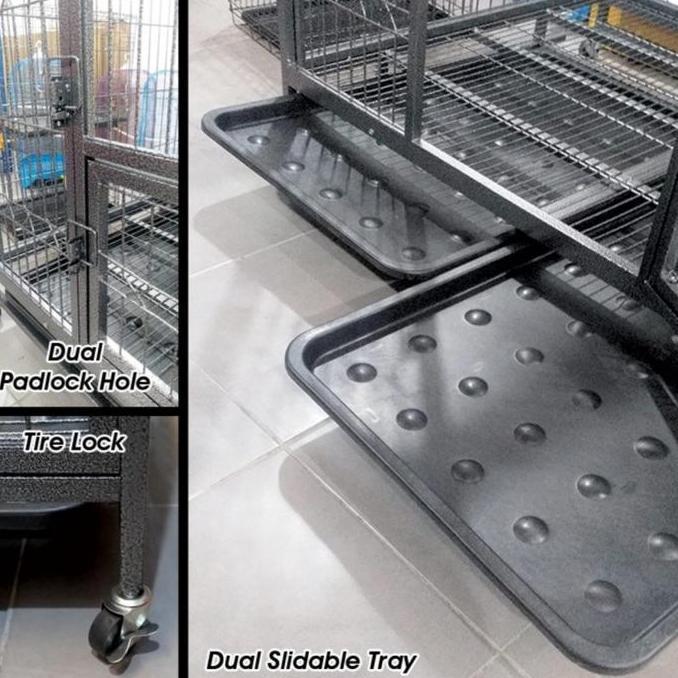 DC1250 Dog Cage Acis Kandang Hewan 125x95x110cm