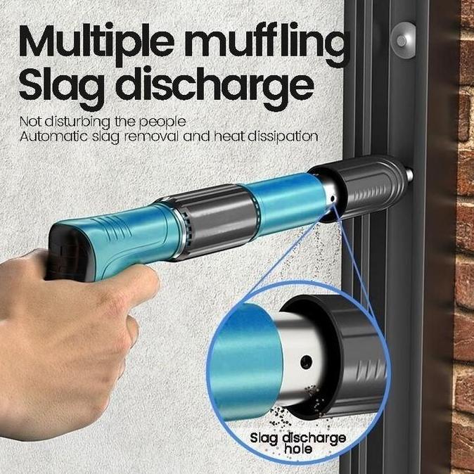 DHIRTYM Alat Mesin Paku Beton Ramset Nailgun Termasuk Pakunya 50/100 pcs Alat Mesin Tembak Paku Beto