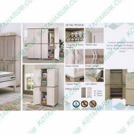 lemari pakaian baju gantung gantungan plastik olymplast olimplast