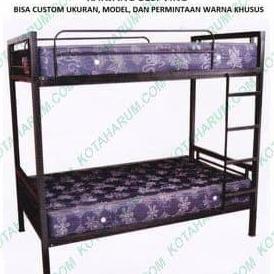 ranjang susun 120/120 ranjang tingkat besi cicilan kredit bandung no 3