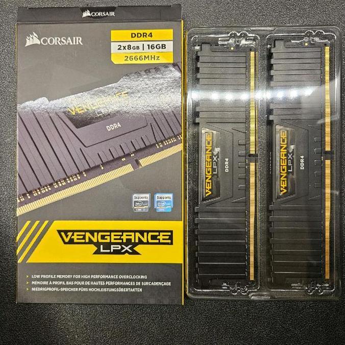 Corsair 2x 8GB (16GB) ddr4 2666MHz memory
