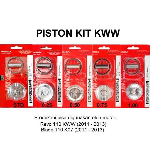 131A1-Kww-740 131A2-Kww-740 131A3-Kww-740 131A4-Kww-740 131A5-Kww-740 Piston Kit Blade 110 K07 Revo 