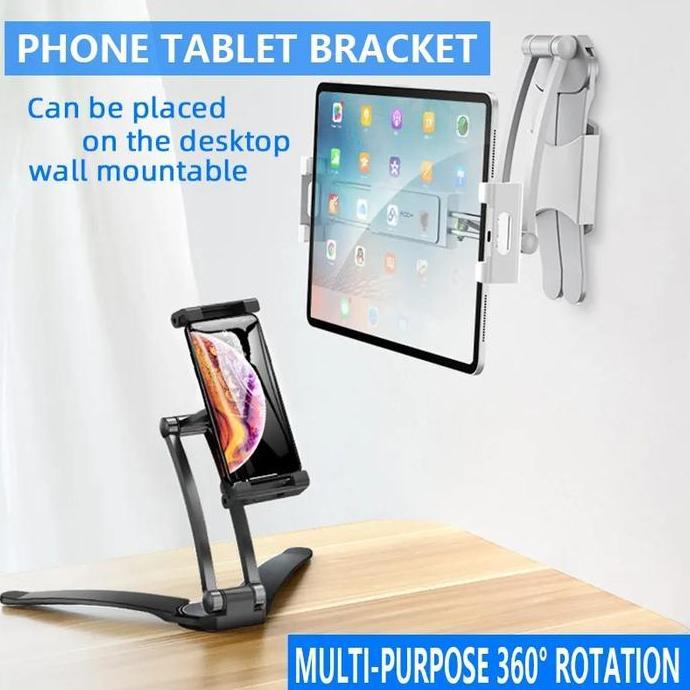 Stand Holder HP TABLET Universal Phone Holder Meja Dinding Bracket