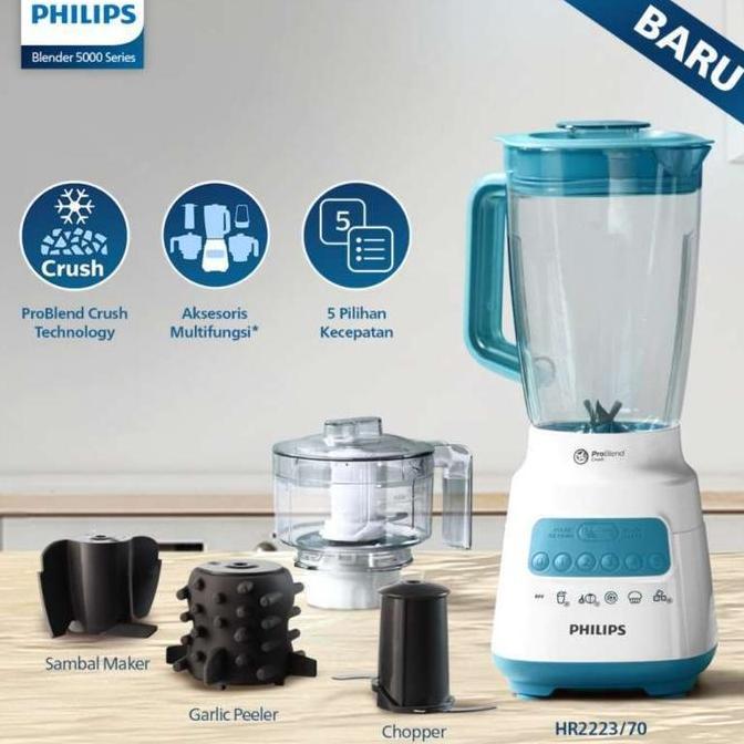 PHILIPS BLENDER PLASTIK 2L HR2223/30 HR2223 HR 2223