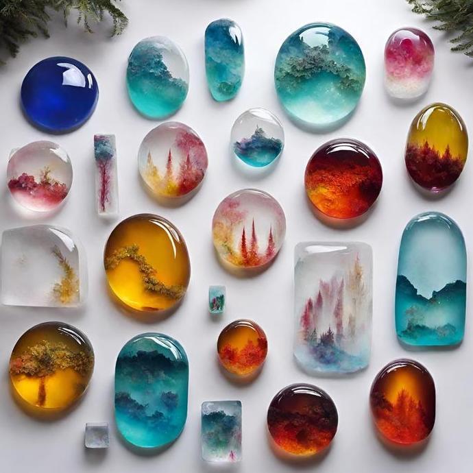 Redmegic- Epoxy Resin Bening 750 Gram - Art Resin - Hasil Bening Dan Keras