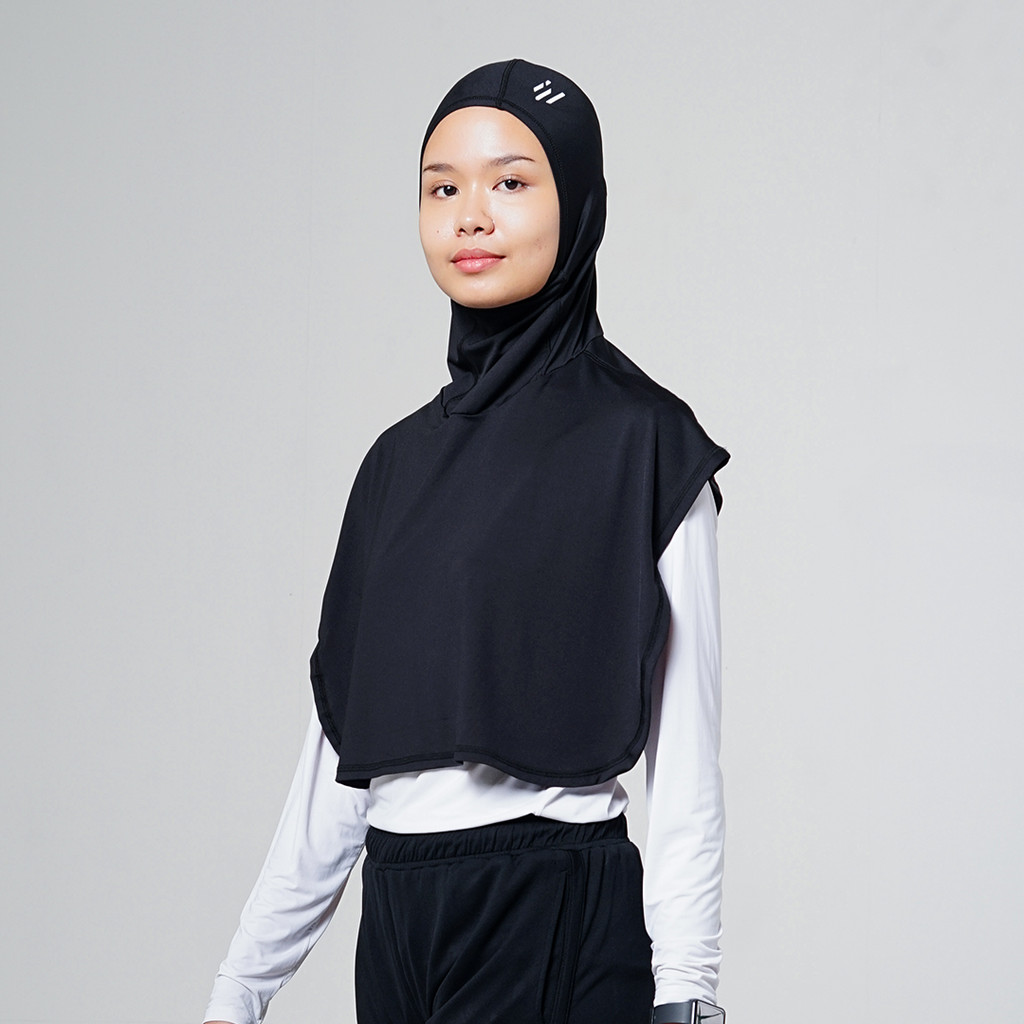 Eternity Performance Hijab Bergo Sport Hijab 3/4 Olahraga Tali Anti Lepas All Size