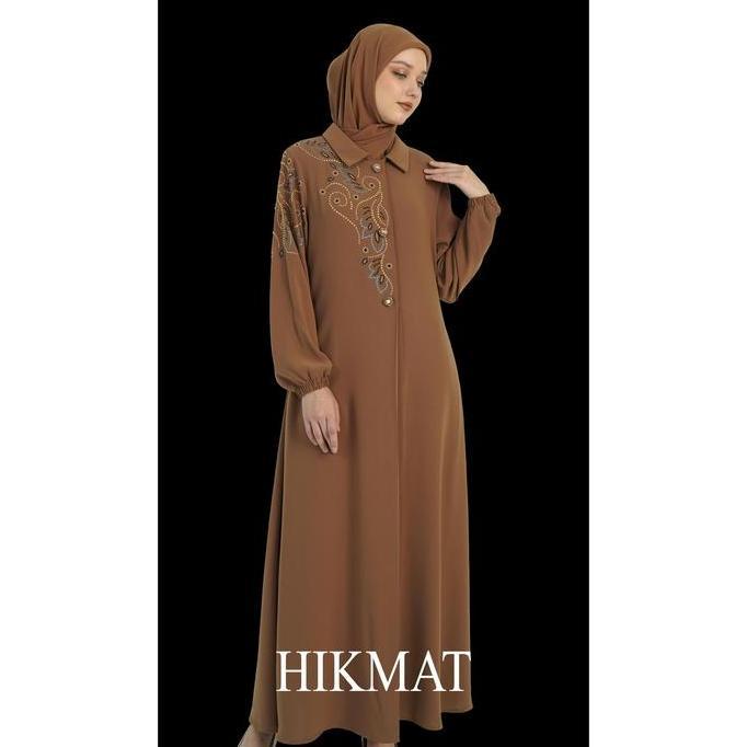 Diskon Hikmat Fashion Original A1249 Abaya Hikmat Noerbutikmuslim