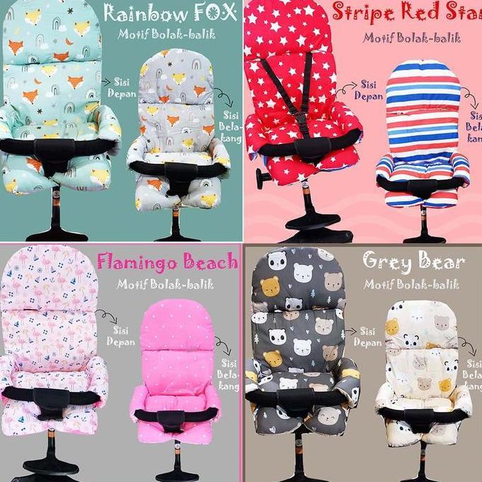 LINK 2 - STROLLER PAD PANJANG SANDARAN 56cm untuk model roda 4/5 Alas stroller Exotic lw 120, pasifi