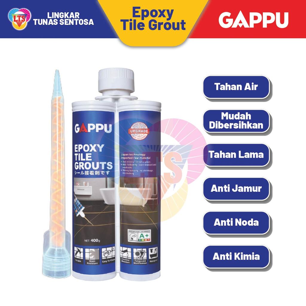 Gappu Epoxy Tile Grout Nat Resin Lantai Keramik & Granit