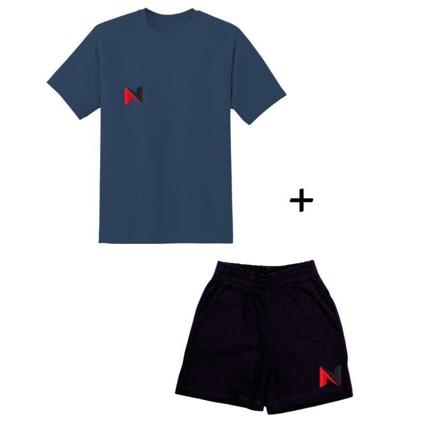 HOT Stelan olahraga pria wanita dry fit set baju celana sport training M-XXL