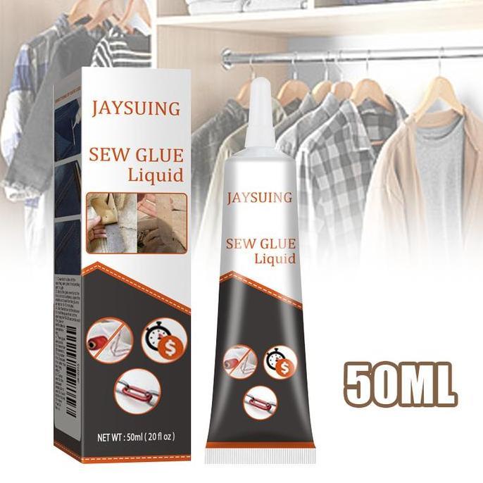 TEKNOWERN 50ml Kain Lem Multifungsi Lem Kain Atau Pakaian Universal Fabric Glue Lem Tekstil Lem Kain