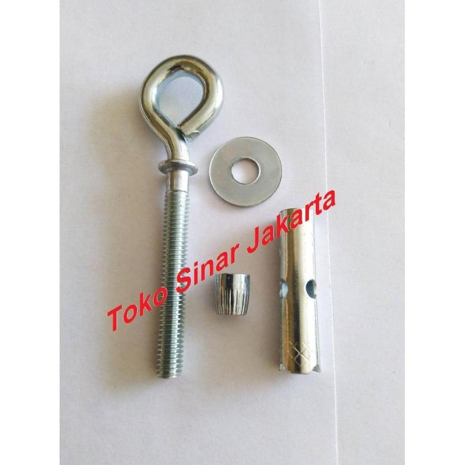 Ready Dynabolt Gantung Gantungan Dynabolt Kait Hook Tertutup 8 mm x 45 mm