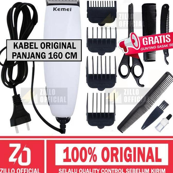 naisuyh - kemei mesin cukur rambut listrik alat pencukur rambut bonus gunting sasak alat potong ramb