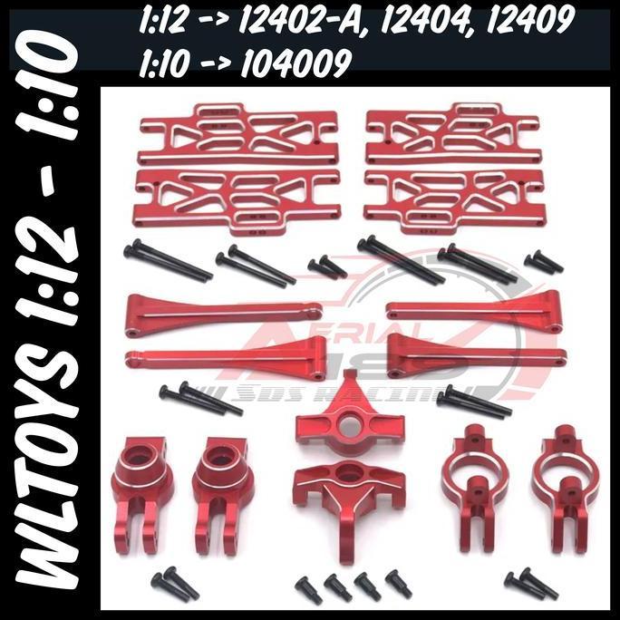 Bst Ready Upgrade Metal Part Wltoys 1/110 104009 12402-A 12404 12409 Arm Knuckle Best Seller
