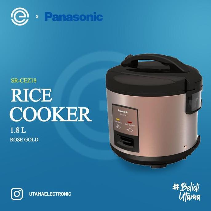 Trotonix- Panasonic Rice Cooker 1,8 Liter Sr-Cez18