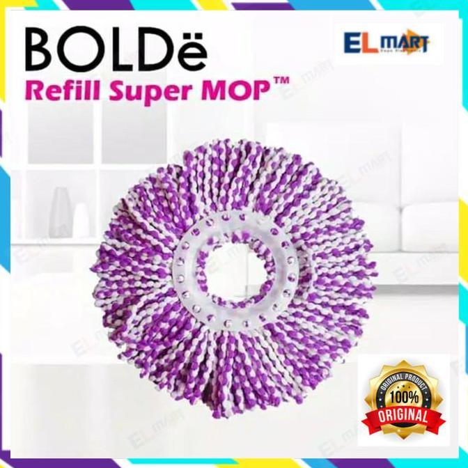 Refill Super mop BOLDe kain pel microfiber Asli refil orginal