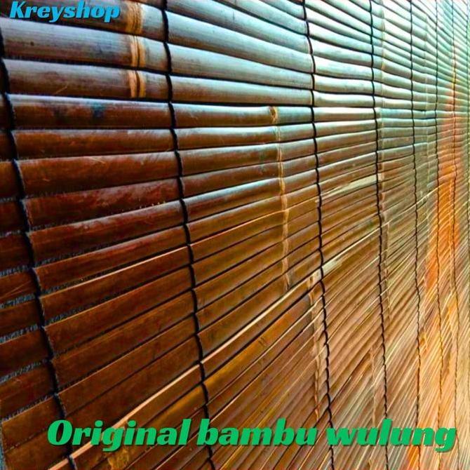 Tirai bambu,krey bambu wulung uk L 200cm x P 200cm