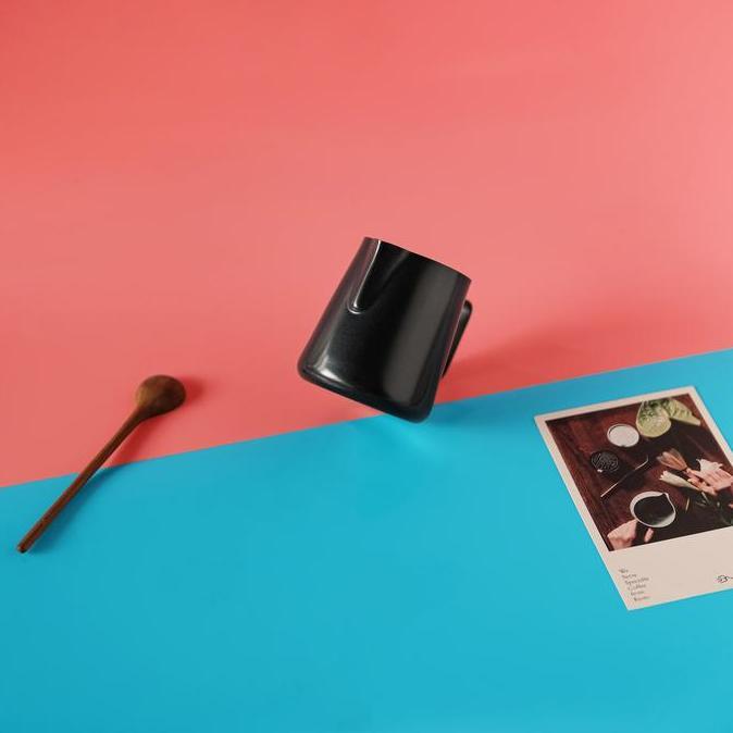 TRENTON Water / Milk Frothing Jug Black 400ml