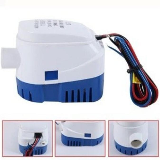 Ready StockBilge pump DC 12V/24V Pompa air celup 1100GPH CH8028 Pump Mini Submersible Serbaguna hidr