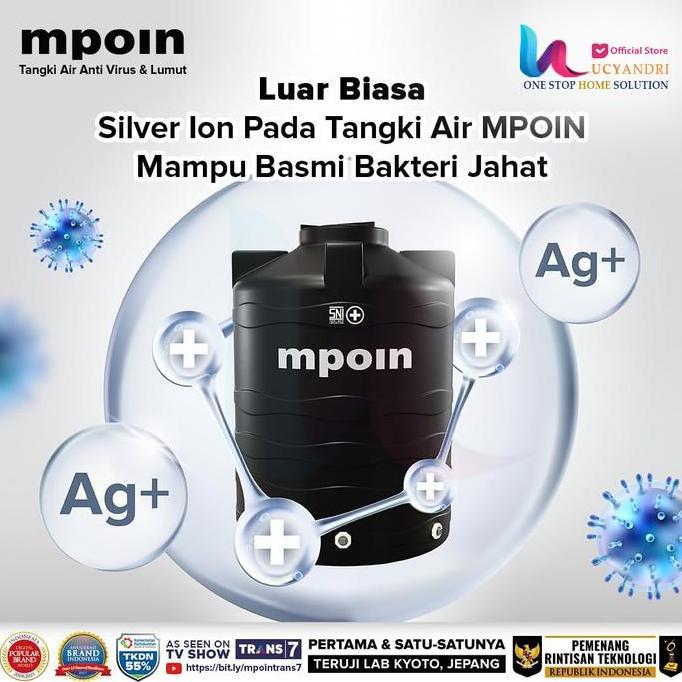 Diskon Tangki Air Mpoin 400 Wave Toren Tandon Tanki 400 Liter Mpoin Plus