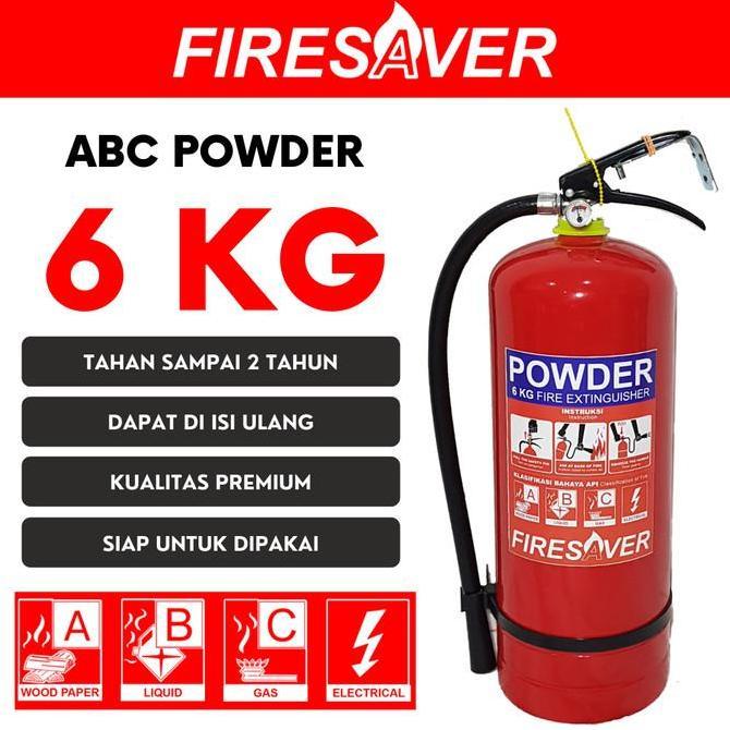 APAR 6 KG ABC POWDER - Alat Pemadam Api Ringan