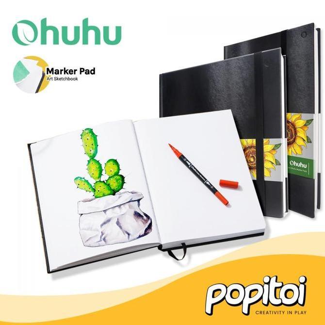 OHUHU ALCOHOL MARKER PAD SKETCHBOOK BUKU GAMBAR SKETSA KODE 1042