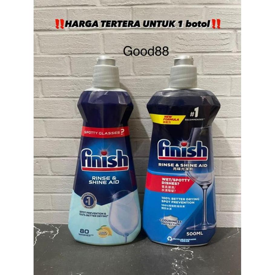 Capslock- Finish Rinse Aid Lemon/Original- 400/500/800Ml