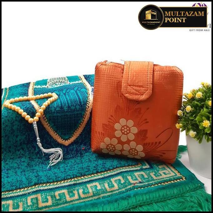 Parcel Mukena Parasut Lukis + Sajadah Sujud Mini Oleh Oleh Haji Umroh