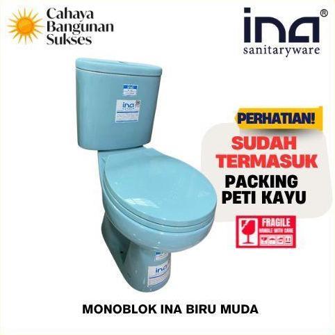 Spesial Monoblok Kloset Duduk Otomatis Warna Ina Tombol Cx-100