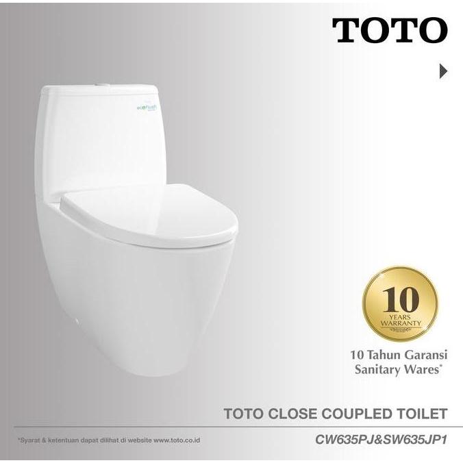 Spesial Toto Closet Cw635Pj/635Jp1 (Ptrap) | Closet Duduk - Kloset Duduk