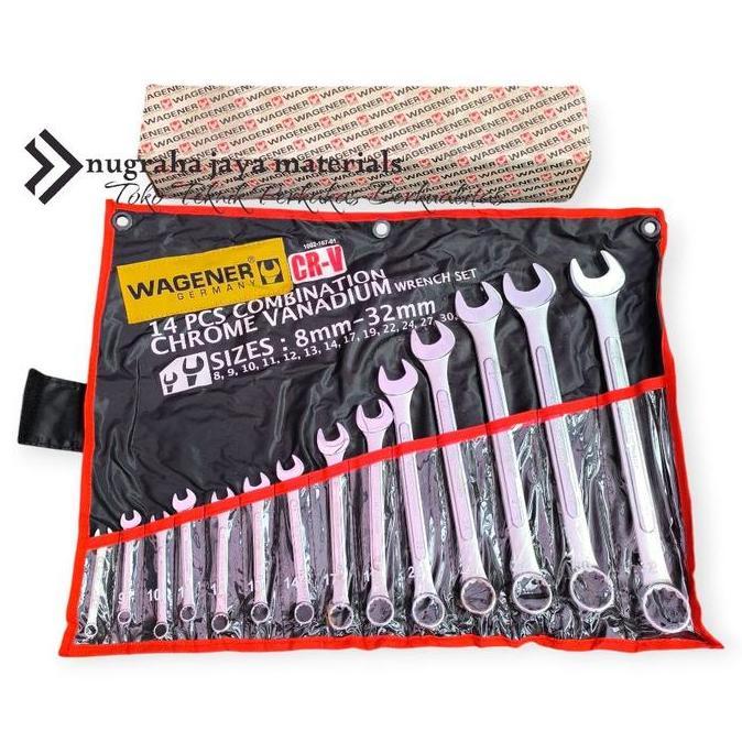 Kunci Ring Pas Set 8 - 32 Mm WAGENER Kunci Ring Pas 14 Pcs Made In Germany