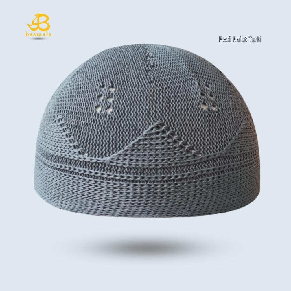 Best Deals Basmala - Peci Turki Dewasa Kopyah Rajut Yaman Aneka Warna