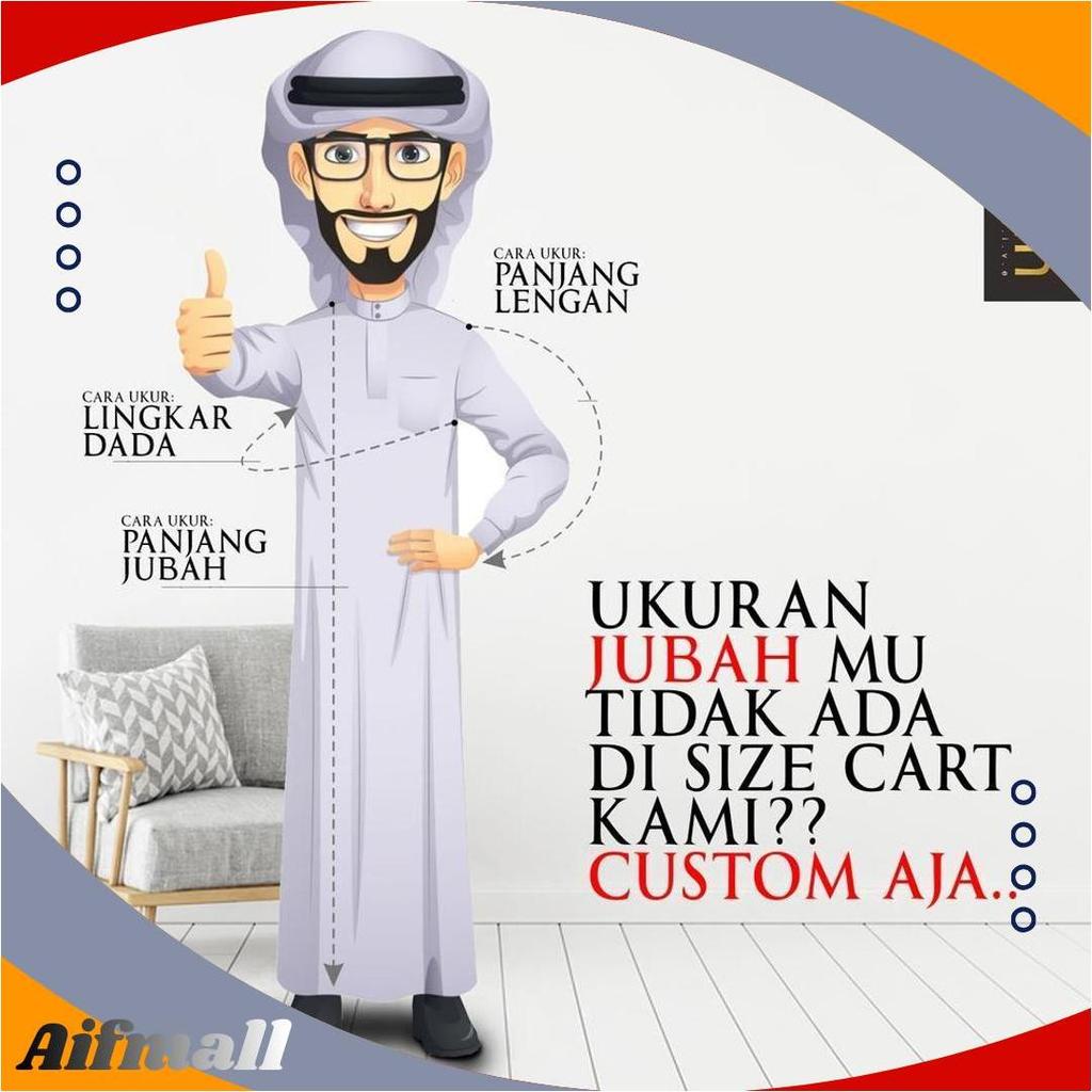 Dejubah - Jubah Pria Luaran Model Jubah Habib Termurah