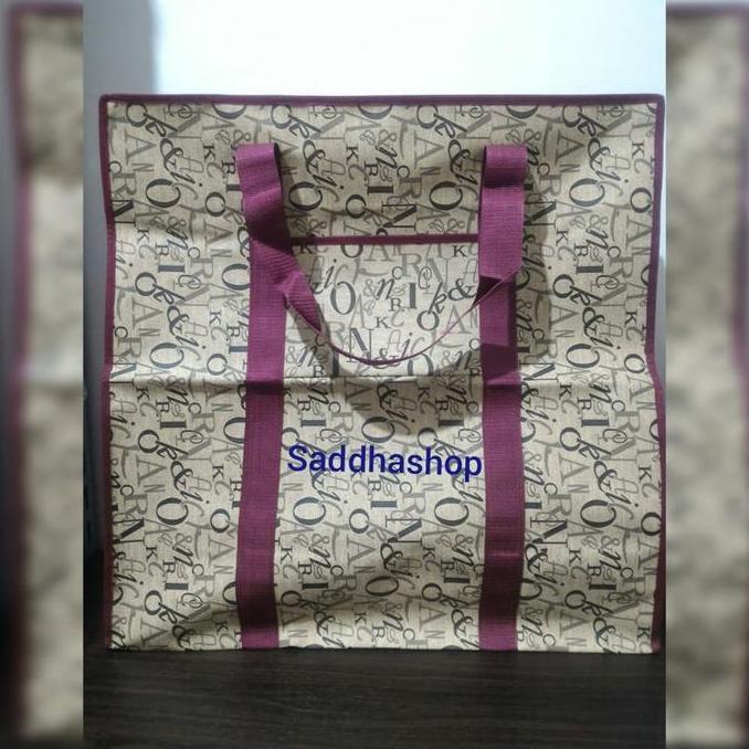 Tas Travel Bag Tas Belanja Tas Pasar Belanja Tas Tenteng Jinjing XL