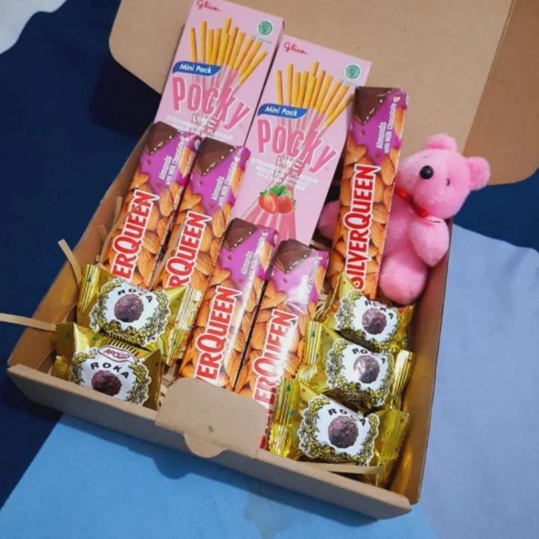 Hampers Special Coklat Silverqueen Hampers Valentine Kado Pacar Gift Box Coklat Grosir