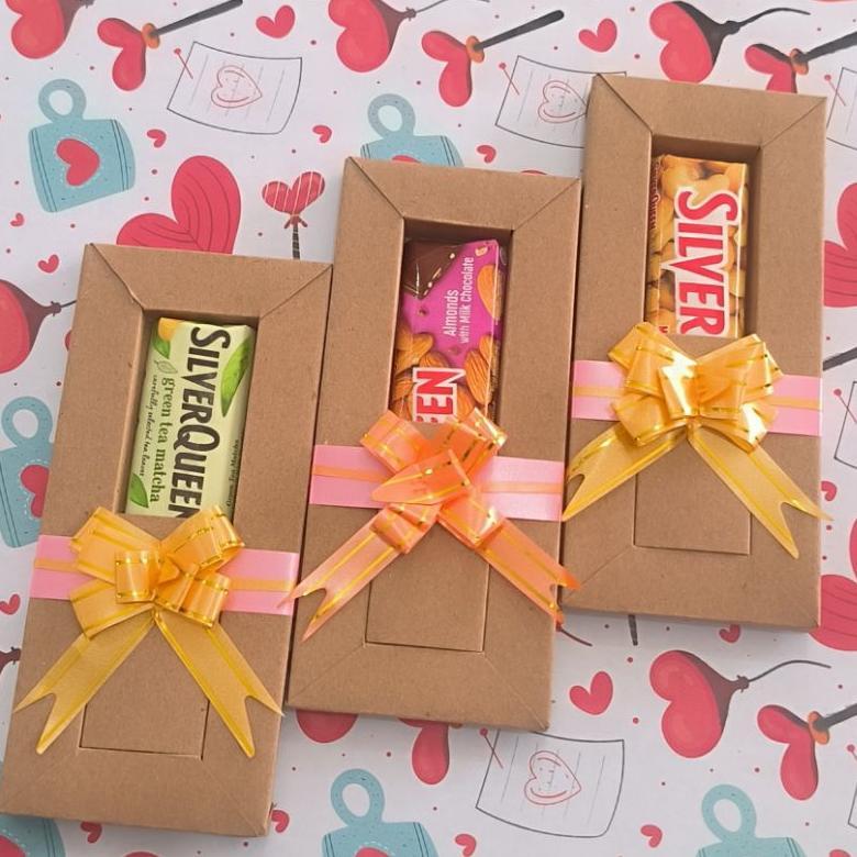Hampers Coklat Box / Coklat Valentine / Coklat Silverqueen / Cadburry / Delfy / Coklat Mini Box Prom
