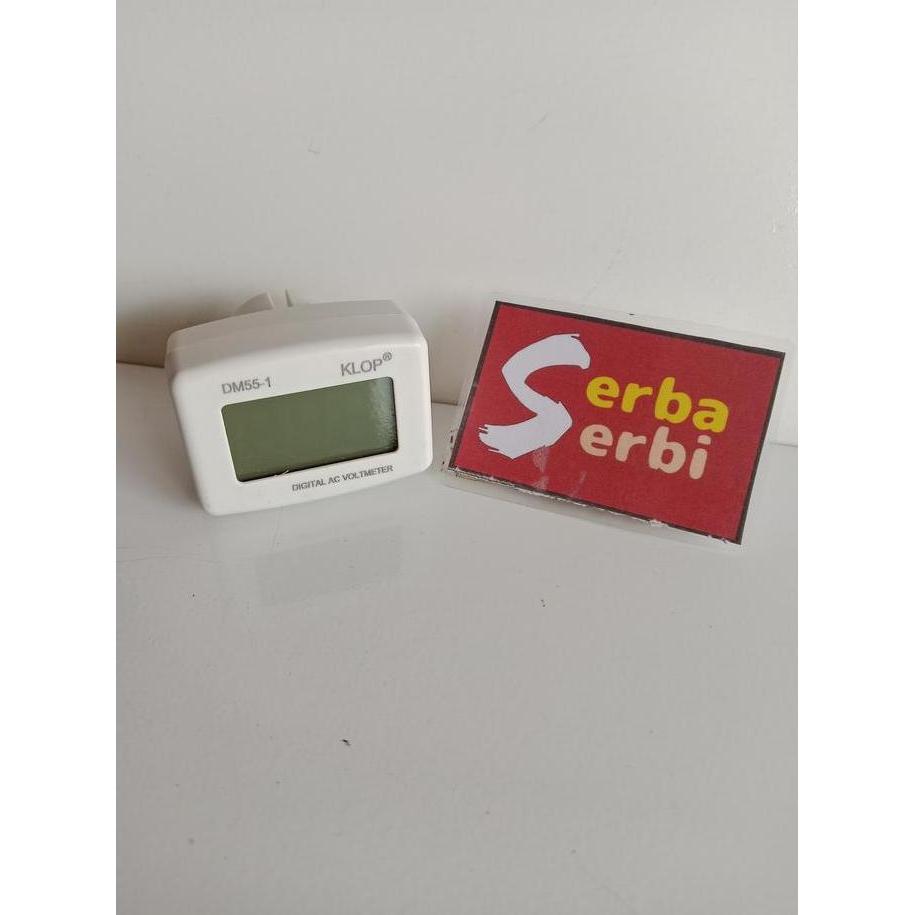 (AC VOLT METER) Alat tester arus listrik plug colok panel voltase