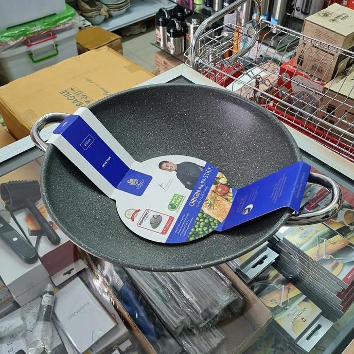 B2003432 Wok Non Stick Bima Origin D32cm, 3ply Base Cookware