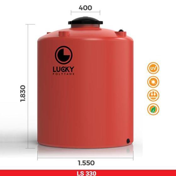 Diskon Tangki Air / Tandon / Toren Lucky Polytank 3000 Liter
