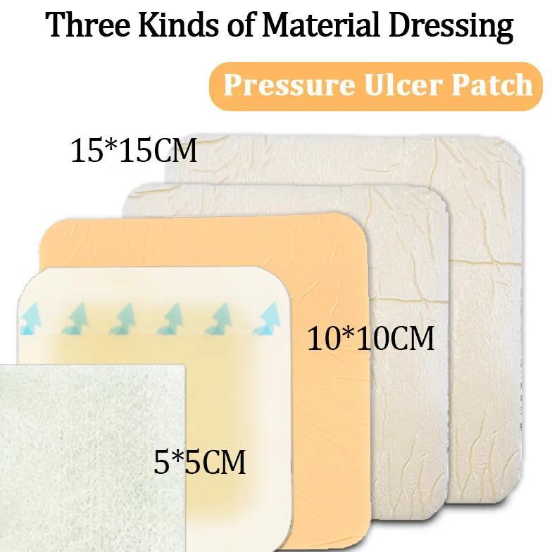 Alginate Wound Hydrocolloid Dressing Polyurethane Foam Dressing Highly Absorbent Medical Sterile Wou