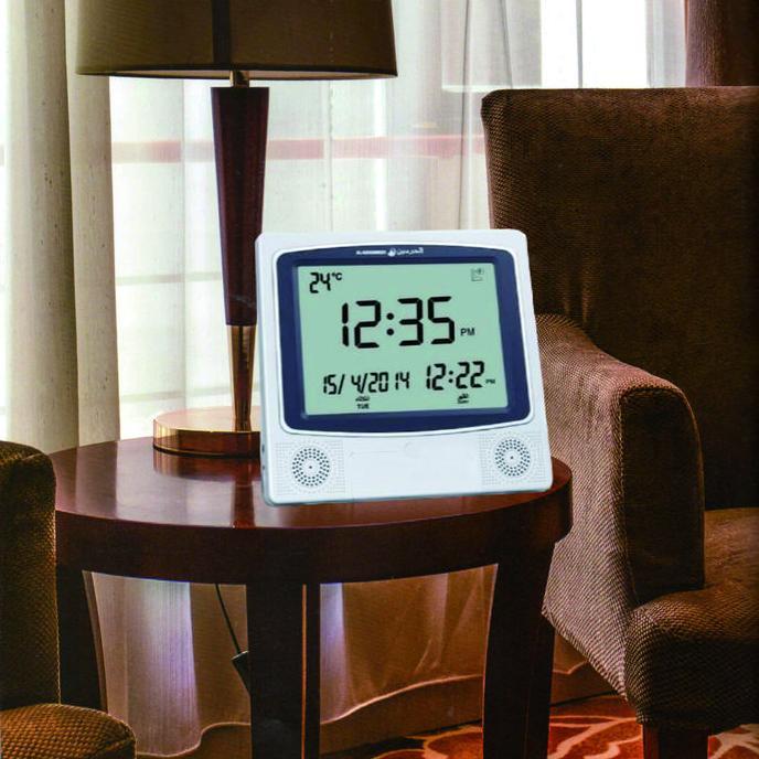 Jam Azan Digital Sholat Al Harameen Tipe 4009