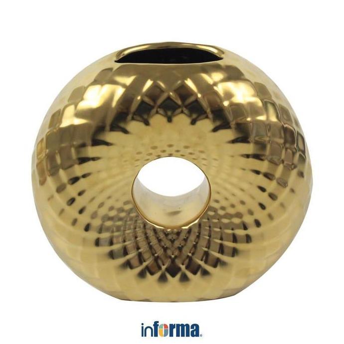 INFORMA VAS KERAMIK DONATELA - GOLD