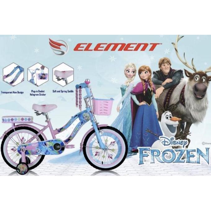 Terlaris Sepeda Mini Anak Perempuan Element Disne Frozen Elsa 1.0 12 16 18 Inch